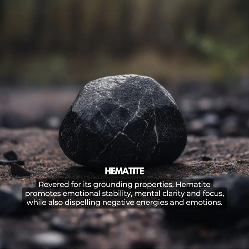 Hematite Bracelet - Grounding, Balance, Strength