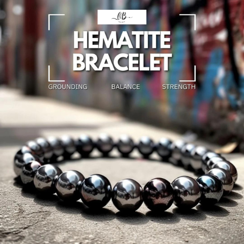 Hematite Bracelet - Grounding, Balance, Strength