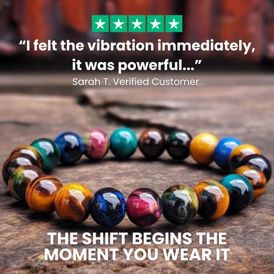 Take Control Of Your Energy - Nebula Multicolor Tiger's Eye Bracelet